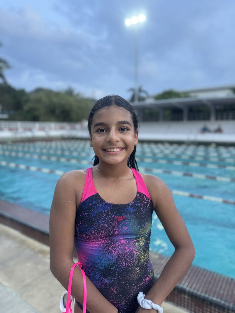 Camila Arce, nadadora de Total Swim 2000